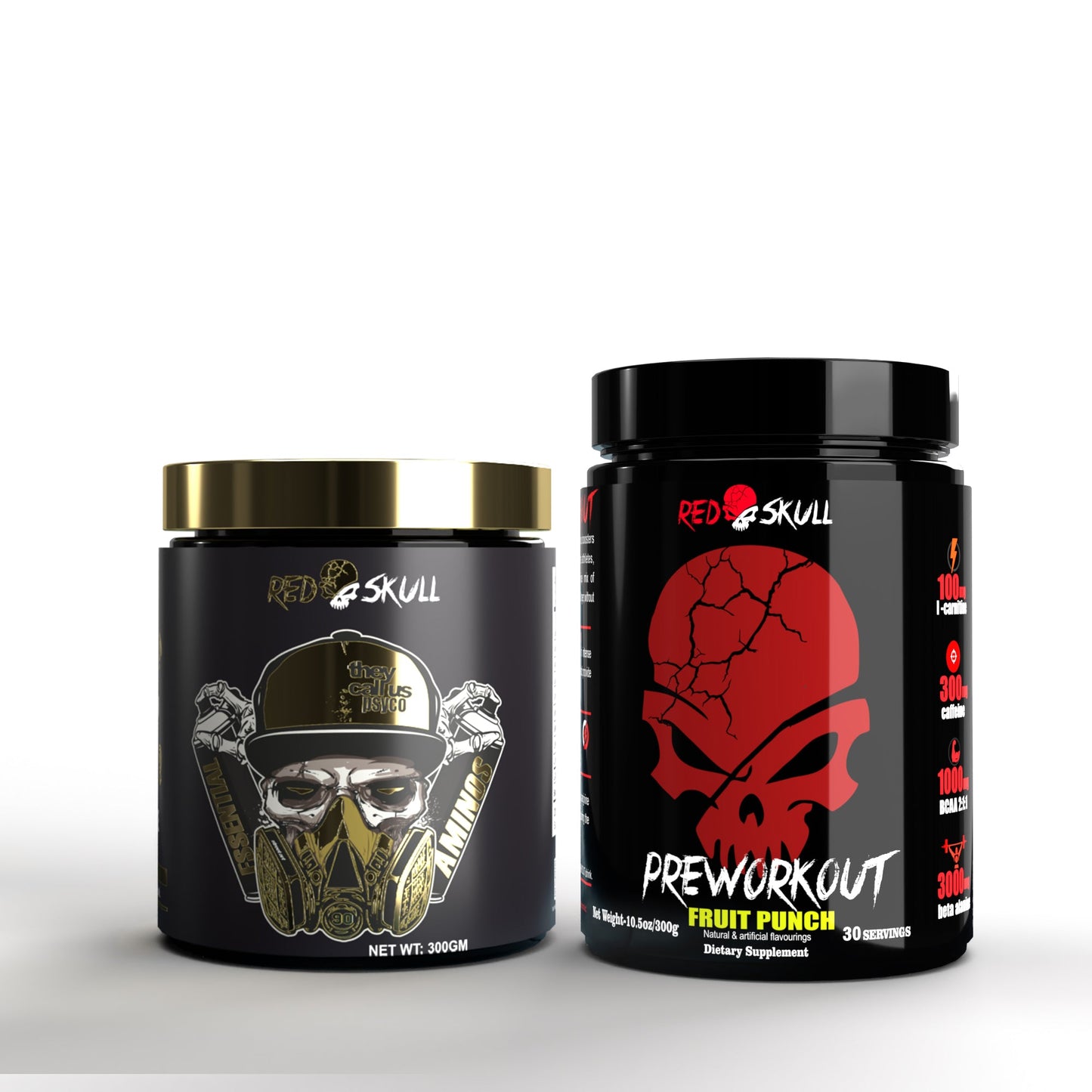 The Ultimate Performance Stack: Preworkout & EAA Combo – REDSKULL NUTRITION